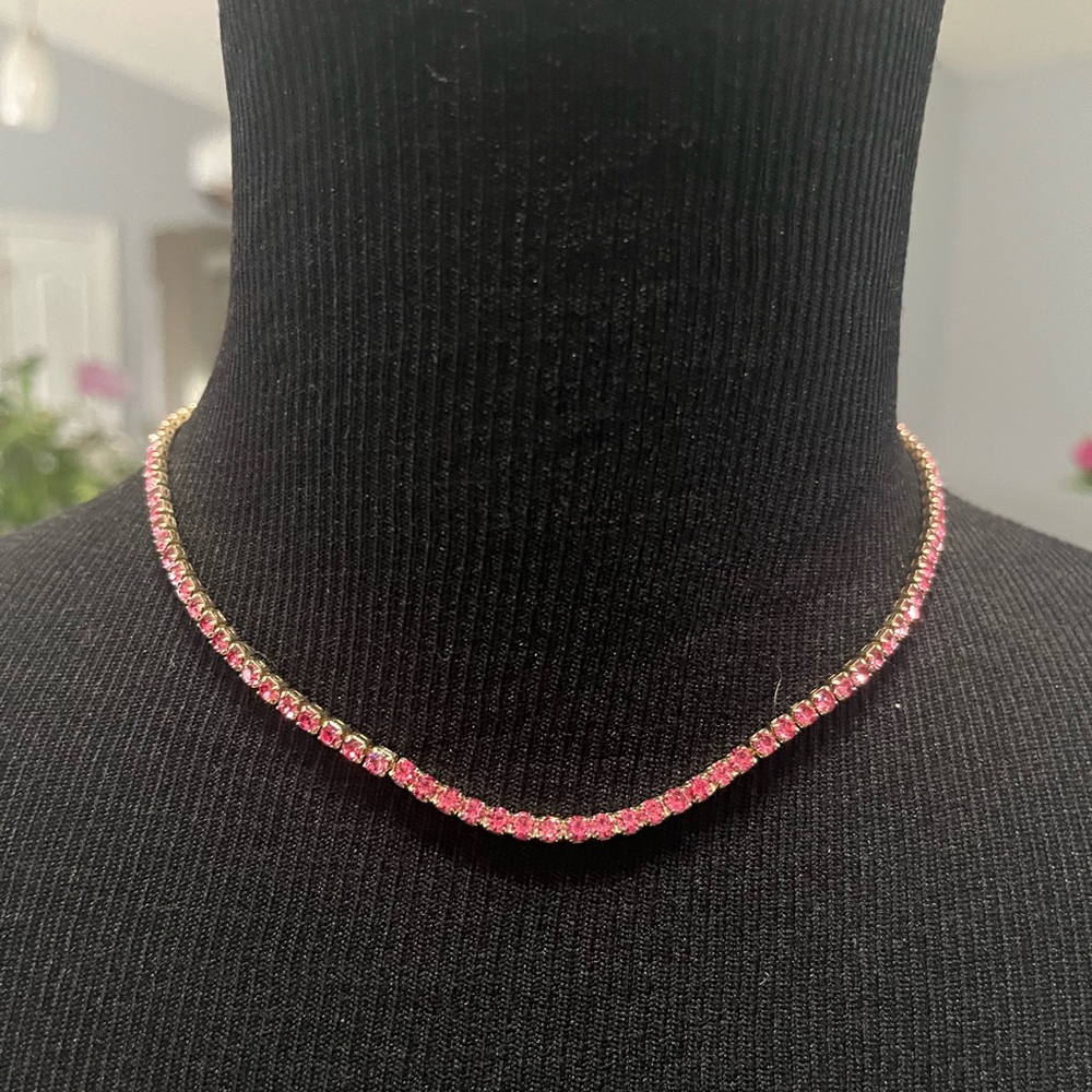 Elegant JCrew  Pink and Gold Necklace